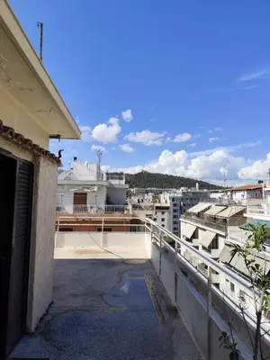 a view from the balcony of a building at Happy Rabbit 3 in Athens