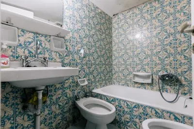 a bathroom with a sink and a toilet at Happy Rabbit 4 in Athens