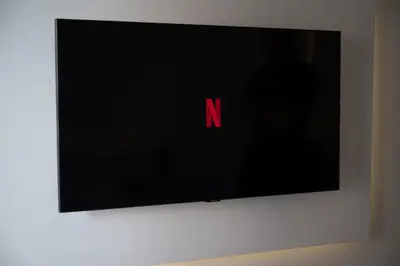 a picture of a television screen with the letter n on it at Athens Modern Hub in Athens