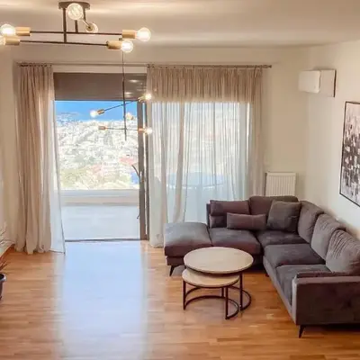 Voula Hill Panoramic Views of Sea and Athens 129 sqm 2 bedrooms 2 bathrooms Big Fully Equipped New Apartment Peaceful