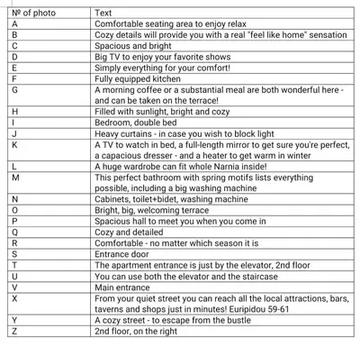 a screenshot of a page of a document with a text comparable searching area to query at Comfortable Apartment in the Center of Piraeus in Piraeus
