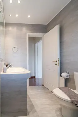 a bathroom with a sink and a toilet at 2bedroom Apartment in Glyfada in Athens