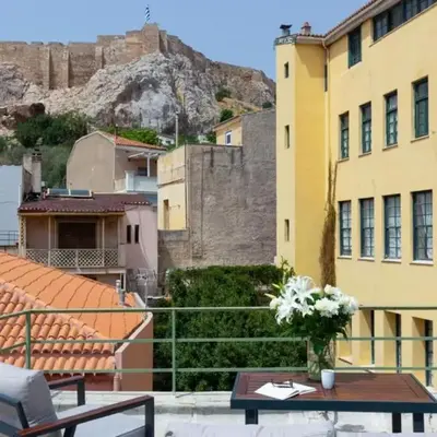 Plaka Two-Bedroom Flat with Acropolis View Terrace