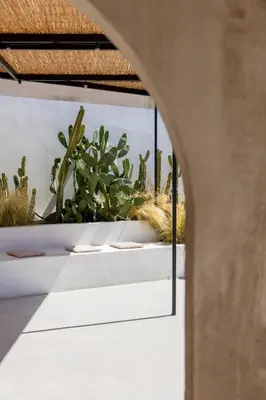 a room with cacti and plants on the wall at The Rooftop in Athens