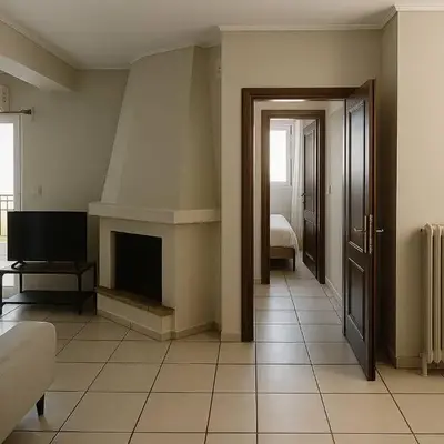 Apartment for 4 with Acropolis view - Athens 5km Piraeus 5km Metro 5' walk