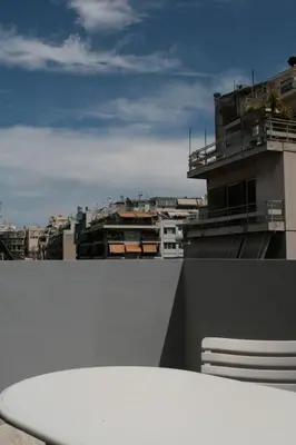 a view of a city from the roof of a building at SunLoft35 by MPS in Athens