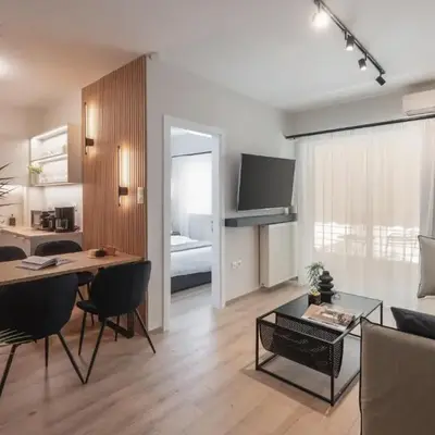 Modern Apartment in Athens with Balcony