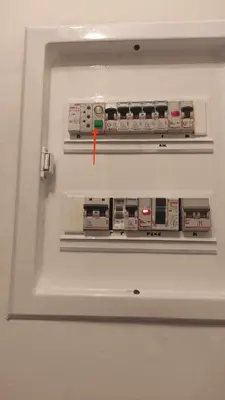 a box with several electronic equipment inside of it at Ασφαλές και σύγχρονο διαμέρισμα in Athens