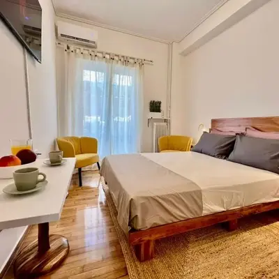 Bright and stylish Acropolis studio