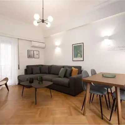 Modern apartment near Lycabettus hill with balcony