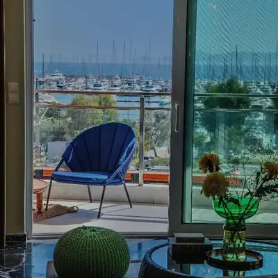 Alimos Marina Home - Luxury Corner SeaView Apartment