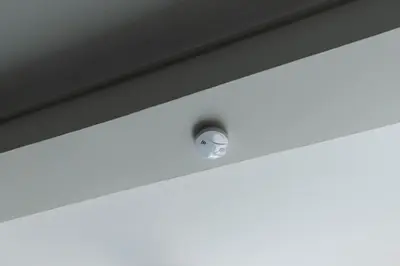 a white ceiling with a light on it at Luxury, entire, 2-10 person apartment in ilioupoli in Athens