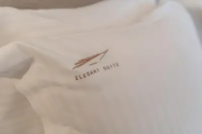 a white shirt with an airplane on it at The Minion Elegant Suite Piraeus in Piraeus