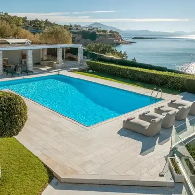 Paradise Beachfront Villa Athenian Riviera