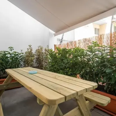 2BR Designer Apt Near Metro With Private Garden