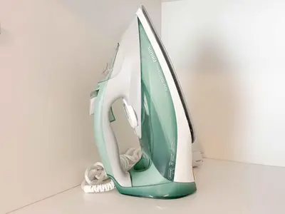 a green and white toaster sitting on a counter at Boho Flat in Glyfada Center in Athens