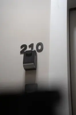 an alarm clock with the number on it at Skyline Spa Athens 210 in Athens