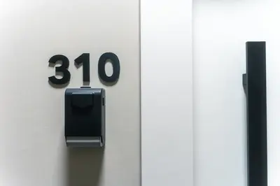 a door with the number thirty forty on it at Skyline Spa Athens 310 in Athens