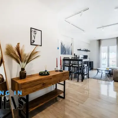 Comfortable & Modern Apt 4floor 3ppl