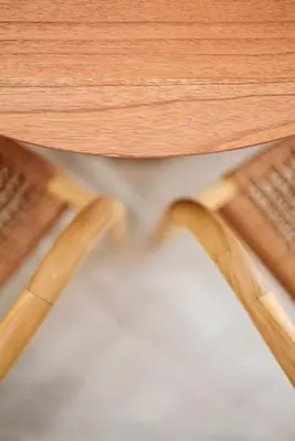 a table with four wooden utensils underneath it at The Athens Luminous Suite in Athens