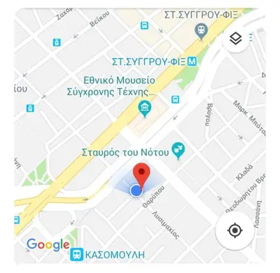 a map of khovd town mozoho at Kornilis apartment near the historical center in Athens