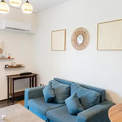 Beachfront Lagonisi Apt 1 Minute From Grand Resort