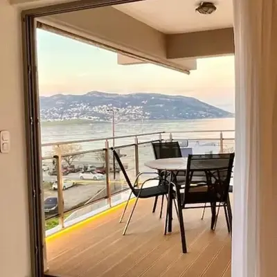 Amelia luxury beachfront apartment near airport