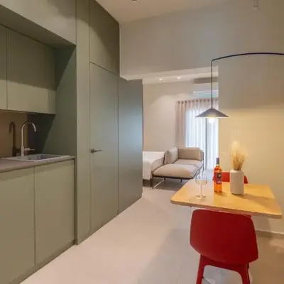 MelAngelo Villas A - Modern Studio near Port of Piraeus