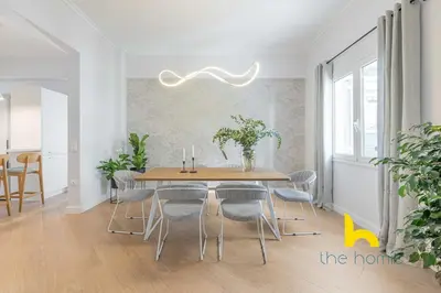 a dining room with a table and chairs at Spacious 3BR Retreat w 2 Baths & Fast Wi-Fi in Athens
