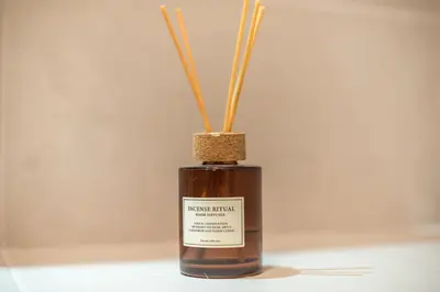 a bottle of iodine with sticks in it at The Art Boutique Loft in Athens