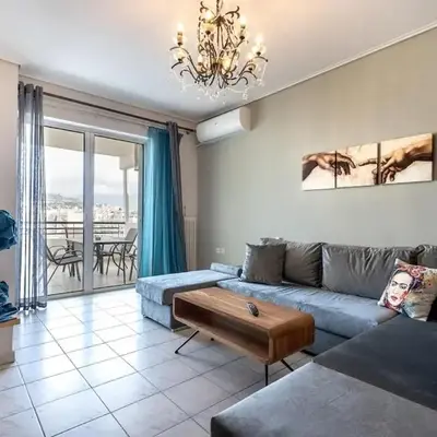 Family 2BRM Flat in Patissia-Acropolis View by ΜΡS