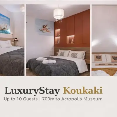 LuxuryStay Koukaki up to 10 guests