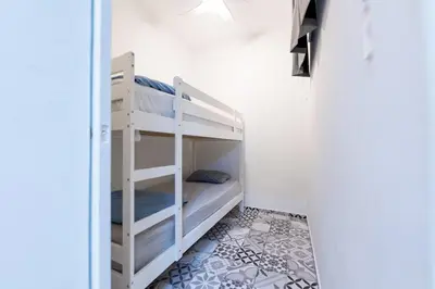 a bunk bed room with two bunk beds in a room at HeKo Collection Athens Center 1 in Athens