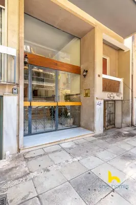 an outside view of a building with a balcony at Sunlit Balcony Family APT Whirpool & Netflix in Athens