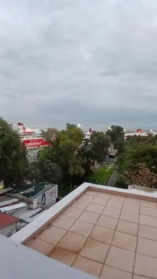 a view from the roof of a building at Harbor View Apartment Athens in Piraeus