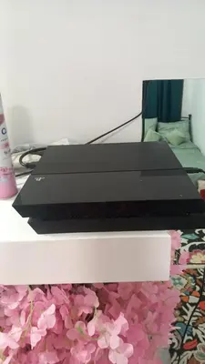 a laptop computer sitting on top of a table at House Marios airport 3 in Spáta