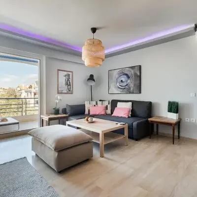 South Blue Beach & Park Apartment in Vouliagmeni