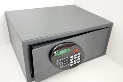 a microwave oven with a clock on top of it at Muses Residence in Athens
