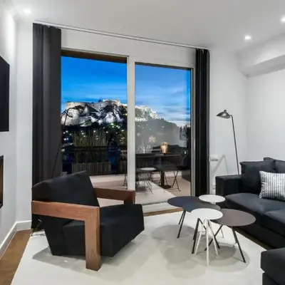 Executive 2 bdr Suite in Plaka - Acropolis view
