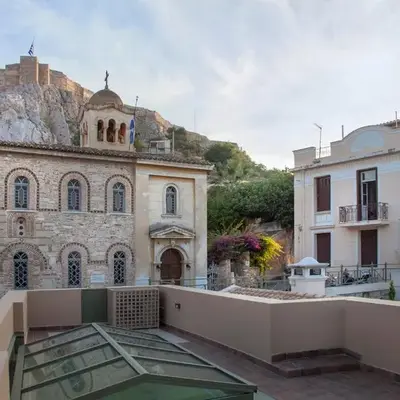 Tripodon Plaka In the shade of Acropolis by GHH