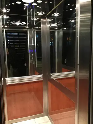 an open door of a elevator in a building at Athens Edition Guesthouse in Athens
