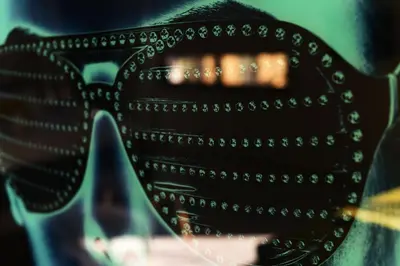a close up of a pair of goggles at Plaka Heart in Athens