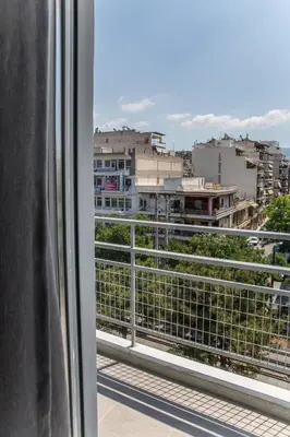 a view from a window of a city at Athens Life in Athens
