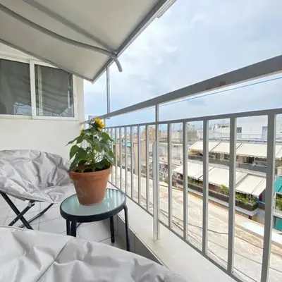 Top Floor Apt with Balcony - Acropolis View & Sunset - Koukaki