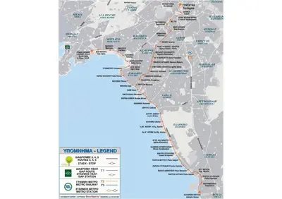 a map of the city of san francisco with aedes at Sweet stone apartment in Imittos in Athens
