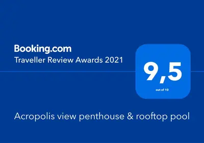 a blue box with the number on it at Acropolis view penthouse in Athens
