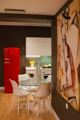 a dining room with a glass table and chairs at Ma Maison No2 Luxury Suite, Parking, 200Mbps,Metro in Athens