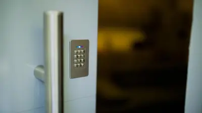 a close up of a remote control on a refrigerator at D16-Cosy downtown apartment in Athens