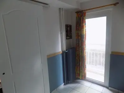 a room with a door and a window at George's Apartment in ''Pedion Areos'' area in Athens