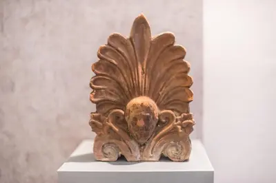 a bronze statue of a bird on a table at Plaka Akrokeramo House #2 in Athens